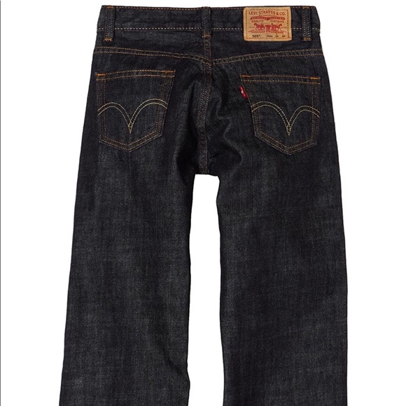 Boys Levi’s 505 jeans - Dark wash - Picture 1 of 3